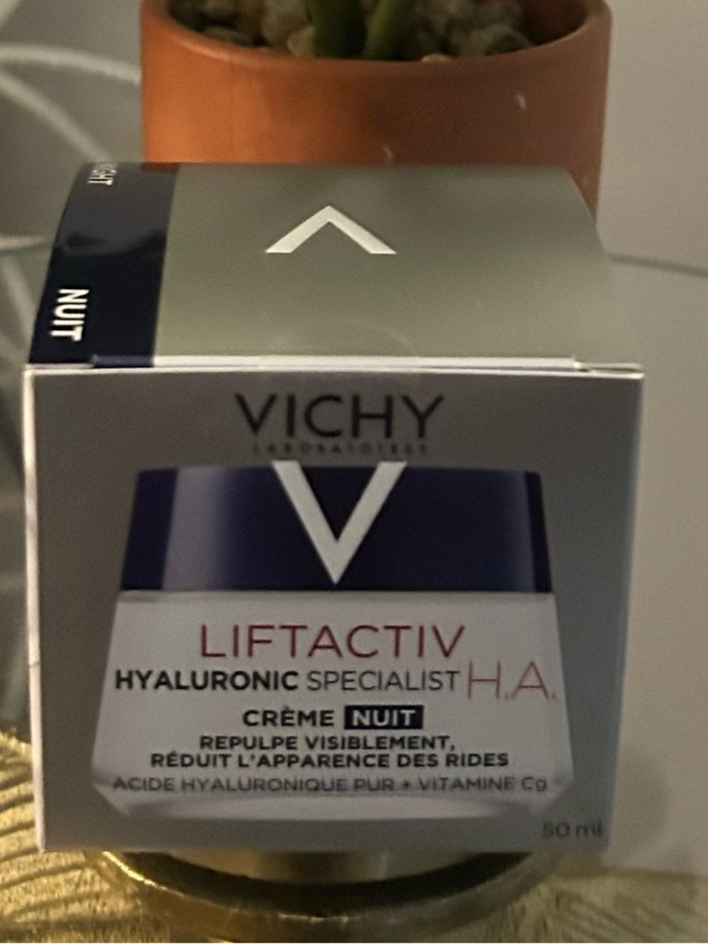 Vichy LiftActiv Hyaluronic Specialist HA Night Cream 50ml 1.69oz New